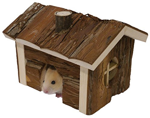 Rosewood Boredom Breaker Cabane de Forêt et Jouet d'Activité pour Petits Animaux