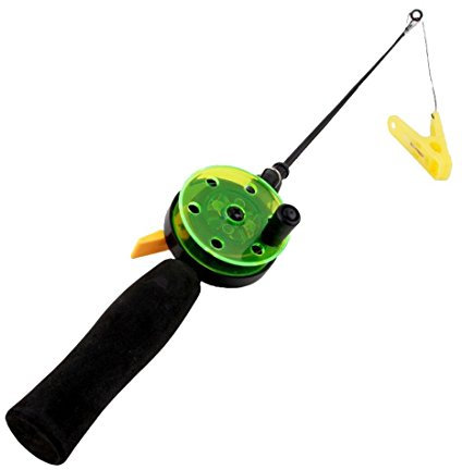 Fladen Fishing Kinder Angel Krebsangel Schwarz / Pink / Grün 40cm - Kinderangel Krebs & Krabben Rute (Schwarz-Grün)
