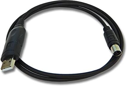 vhbw USB-Programmierkabel kompatibel mit Funkgerät Yaesu Vertex FT-100, FT-817, FT-857, FT-897, FT-100D, FT-817ND, FT-857D, FT-897D, VX100 ersetzt CT-62