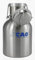 Cao Flasche mit Deckel, 1 l, Edelstahl, 20 cm, Grau