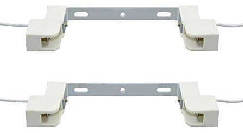 Bonlux R7S 118 mm Lampenfassung, R7S Lampenfassung, doppelseitiger Lampensockelanschluss, Metall-Keramikgriff für J118 doppelseitige Halogen-Linearlampe, Flutlicht, 118 mm, 2 Stück