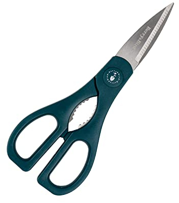 Berry & Bird Allzweckschere Mehrzweckschere Küchen Schere mit Mikrozahnung, 20.2 cm, aus rostfreiem Edelstahl, für Garten & Haushalt, Spülmaschinenfest