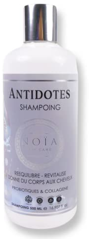 Shampoing sans sulfates - Probiotiques & Collagene - Gamme Antidotes - NOÏA HAIR - 500ML