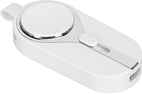 2000mAh Portable Emergency Power Bank, Mini USB C Keychain Charger Power Station, with Charging Cable, Ultra Compact Keychain Portable Charger for IOS Watch Phone (Black)