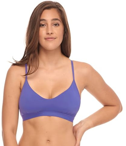 EIDON Women's Madison D, Dd, E-Cup Bikini Top Swimsuit, Polu, E