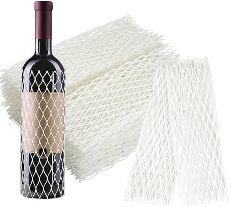 JCUGSBS Schutzhüllen für Weinflasche Likörflaschen Klapperschutz Schutzhülle Schützt Flaschen beim Transport oder Reisen 30 Stück/22cm