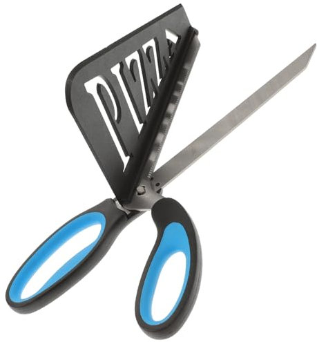 Cabilock 2piezas Cortapizzas Inoxidable Tijera Pizza Rebanador De Pizza Mango De Plástico Fácil De Limpiar