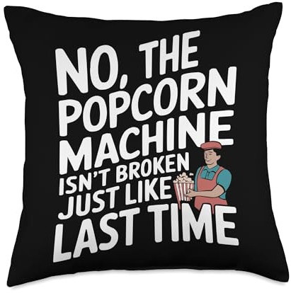 Snack Bar Attendant Job Profession Food Lover Work Throw Pillow
