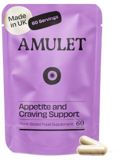 Amulet Appetite Suppressants for Women & Men – Berber-Chromium – 30 Days | Food Supplement. Appetite suppressant. Chromium, Gymnema sylvestre. 60 Capsules. Plant Based. UK Made.