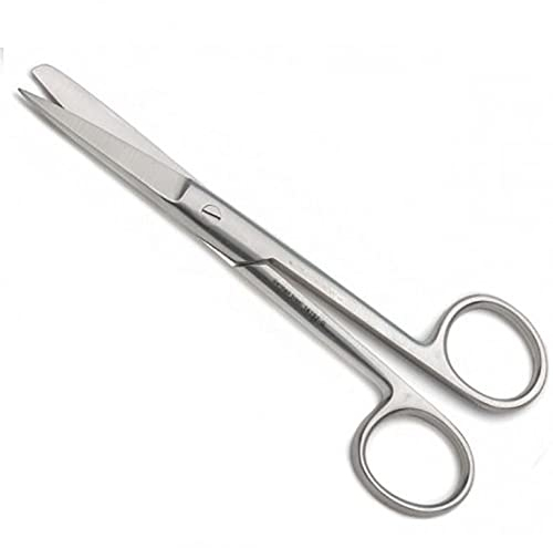 Forbici multiuso per infermieristica, affilate, smussate, 15,5 cm, in acciaio inox, autoclavabili, per uso domestico