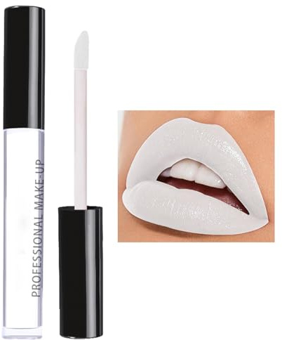 Schwarz-weißer Lippenstift Halloween | Atemberaubender Lipgloss, gruseliger Lippenstift für Halloween - Bühnenzubehör für Partys, Zuhause, Maskerade, Musikfestivals, Familientreffen Tongfeng
