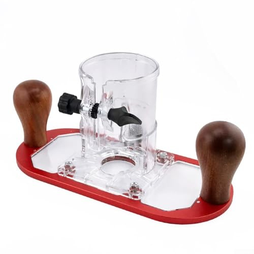 HOHOVYVY Router Tavolo Fresatura Lavorazione Legno Alluminio Fresatrice Base Per Laminati E Legno (Red)