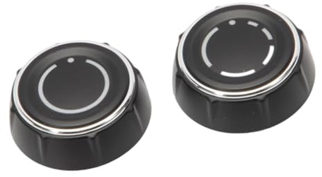 Kacepar Manopola di controllo del volume per auto, pulsante di controllo audio, ricambio compatibile con Porsche Boxster 981 911 991 con slot per scheda SIM 2013-2015 97064292901 97064293001 nero