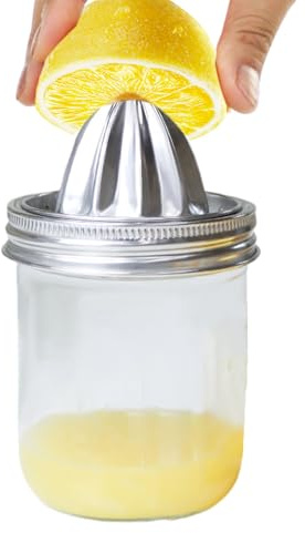 Husoiuy Presse-Agrumes Manuel | Presse-citron,Couvercle de Presse-Fruits avec Pot en Verre - Pour Jus De Fruits D'Orange Et De Citron Vert En Cuisine