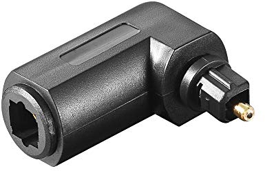 Goobay 11925 Toslink 90 ° Digitaler Audioadapter, 1 Stück