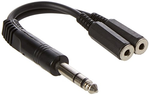 Stagg YC-01/1PS2JFH Twin F Small Mono to Large Stereo Jack Y Cable