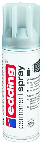 edding 5200 apprêt permanent universel en spray - 200 ml - pour préparer les surfaces pouvant être peintes comme le verre, le métal, le bois, la céramique et la toile