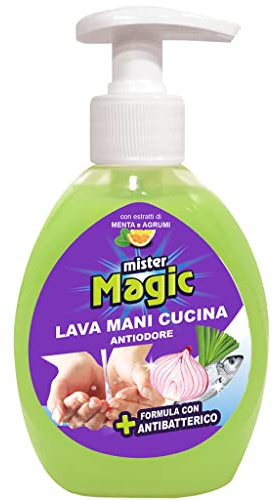 Mr Magic, Sapone Lavamani da Cucina, con Estratto di Limone
