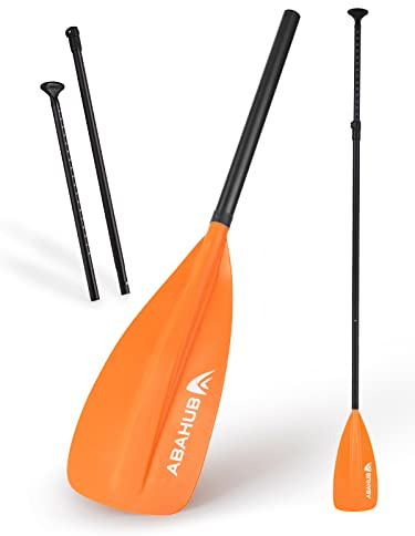 Abahub Pagaie Paddle Sup/Kayak Aluminium Réglable 173-213cm Léger