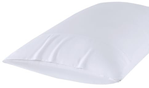 bienDo Kissenbezüge 40x60cm für Kinder, Bambus, So Weich und Glatt wie Maulbeerseide, Weiß, 2er Set Kopfkissenbezüge, Kühlend und Hypoallergen, Perfekt für Allergiker