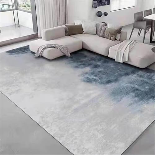 RUGMRZ Lekmatta vävmatta grå blå färgschema design hem dyna lättskött babymatta 200 x 250 cm