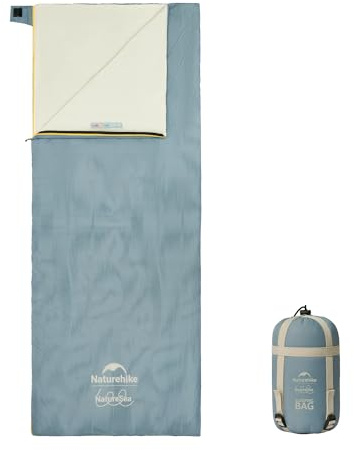 Naturehike Saco de dormir NatureSea ligero y cómodo, versátil para camping, senderismo y actividades al aire libre, perfecto para viajes y ocio