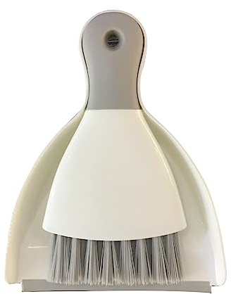 PANGBOER Home Piccola scopa per la pulizia Set di paletta Spazzola Kit di scopa piccola Spazzatrice da tavolo Strumento domestico Palmare Interno ed esterno Assistente per animali domestici Spazzare