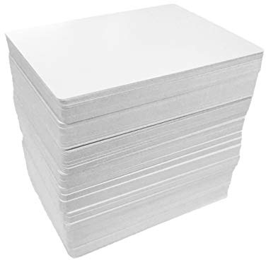 Cartes À Jouer Blanche (Finition Mat Et Taille De Poker) (180 Cartes)