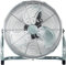 Tom Moritz Metal Floor Fan Cooling fan Industrial fan 12– Free Stand Cooling Blower - 3 Blades, 3 Speed Button Control, Protective Grill Cover - Adjustable Tilt and Airflow Angle -