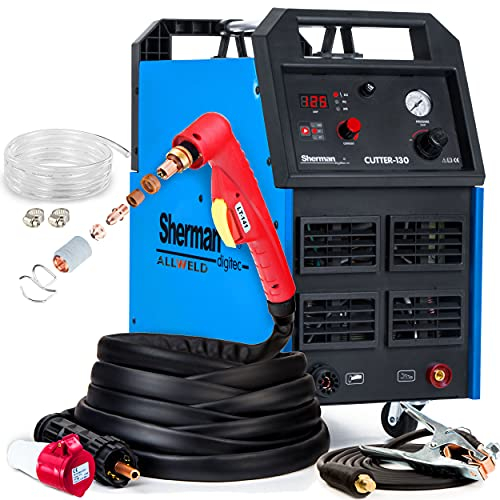 Taglio al plasma Tagliatrice taglierina pulita 125Amp 400V Inverter IGBT, Taglio di Massimo: 45mm, Taglio a contatto Taglierina al plasma/L’innesco di arco HF SHERMAN CUTTER 130 HF