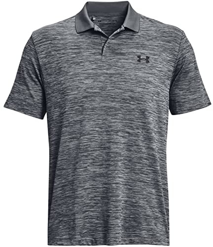 Under Armour Mens Short-Sleeve Polos Ua Performance 3.0 Polo, Pitch Gray, 1377374-012, MDT