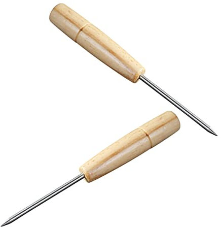 Cabilock 2 STK Barkeeper-eispickel Werkzeug Kaltmeißel Eispickel Aus Edelstahl Eiscrusher Aus Metall Kalter Eismeißel Eishacker Eispickel Für Bar Tragbarer Eismeißel Rostfreier Stahl