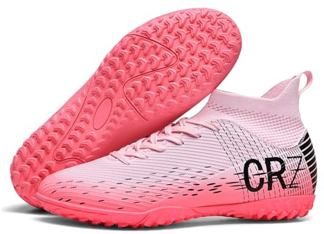 Soccer Cleats for Mens Womens Indoor Turf Soccer Shoes Youth AG TF Training Football Boots Unisex (111 Fen TF_39)
