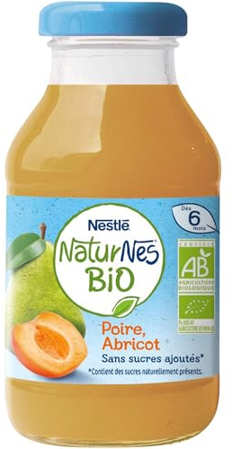 Nestlé Bébé Naturnes BIO Boisson Poire Abricot Dès 6 Mois 200 ml