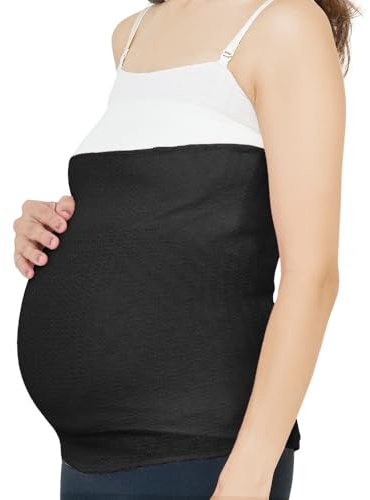 MISHII LIST Silk Waist Warmer Belly Warmer Wraps Haramaki Black