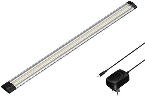 Parlat apparecchio sottopensile a LED SIRIS con alimentatore, piatto, 50cm, 655lm, bianco