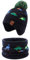 XIAOHAWANG Baby Strickmütze Winter Babymütze Junge Warme Kindermütze Junge Beanie Mütze Dicke Wintermütze für Herbst,Winter (Bunte Dinosaurier(Hut+Schal), 9-24Monate)