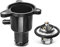 Frankberg Thermostat de Liquide de Refroidissement Compatible avec Duster HS 2010-2018 Logan LS FS KS 2004-Aujourd'hui Kangoo KC0/1 FC0/1 1997-Aujourd'hui Scénic I FA0 JA0/1 Remplacer# 8200155515
