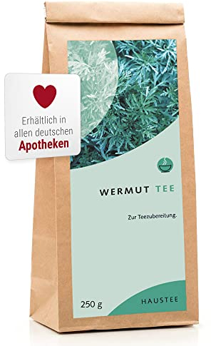 Weltecke Wermut-Tee lose 250 g | Arzneibuch-Qualität aus Deutschland | Artemisia Absinthium | Intensiver Beifuß-Tee | Herb-bitterer Wermutkraut-Tee | Frisch abgefüllt, direkt geliefert | Vegan