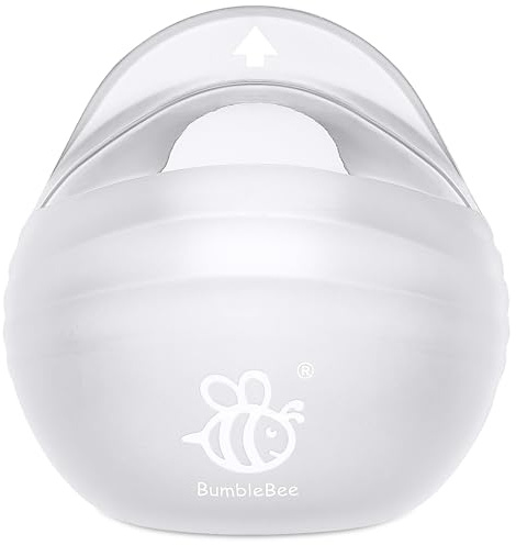 BumbleBee Colector de leche portátil | Manos libres, a prueba de patadas, protector de leche de silicona portátil para madres lactantes | Discreto, cómodo, 3 onzas/90 ml, 1 unidad