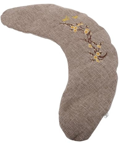 Cabilock U-shaped Moxa Salt Bag Cervical Pillow Hot Compress for Muscle Pain Neck Heat Pad Physiotherapy Bag for Travel
