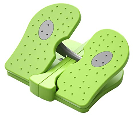 Mini Stepper Foldable Portable Under Desk Stepper Non-slip Ergonomic Pedal Exerciser 100N Resistance Exercise Pedal Machine for Home Office Exercise