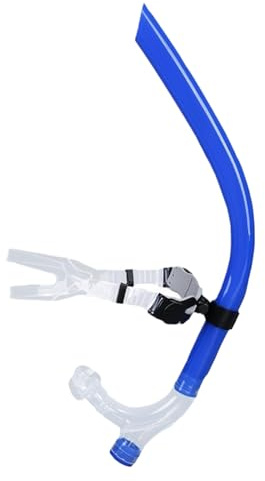 Boccaglio Per Vasca,Tubo Morbido Per Adulti | Bocchino In Silicone Attrezzatura Subacquea Allenamento Fascia Testa Per Donne E Uomini Per Piscina Acqua Aperta E Immersioni All'Aperto
