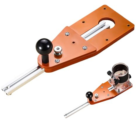 Fresa circolare per router, strumento guida regolabile, maschere e modelli, per falegnami, lavoro, interni ed esterni, casa officina