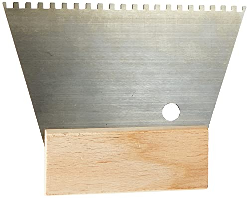 Toolland Couteau à colle, denture carrée 4 x 4, 180 mm