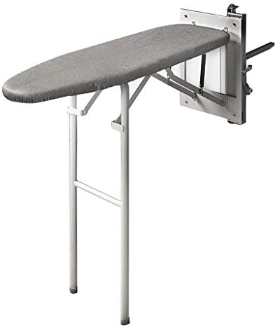 Tablas de planchar CXLO Mesa De Planchar Plegable, Plegable de Pared,180 ° de rotación del Amortiguador,91.5cm × 30cm × 89cm