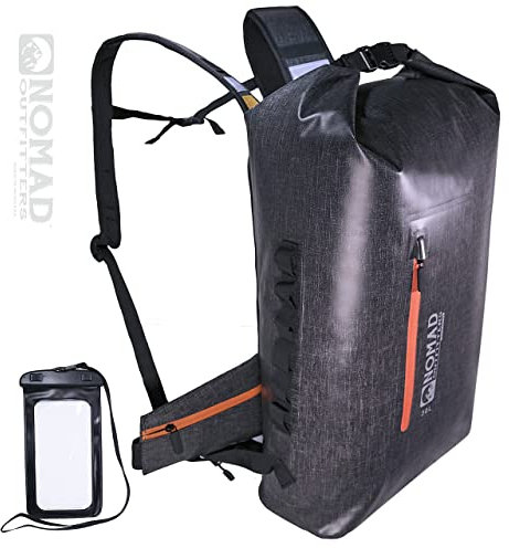 Nomad Outfitters Maverick 30 l – wasserdichter Rucksack mit Roll-Top, für Kajakfahren, Rafting, Bootfahren, Schwimmen, Camping, Wandern, Strand, Angeln