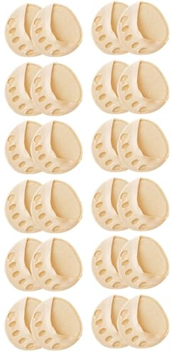 12 Pairs Split Toe Socks No Show Toeless Half Socks No Show Toe Sock Women Open Half Metatarsal Foot Pad Metatarsal Pad Sleeve Liner Miss Slip Front Feet Cotton
