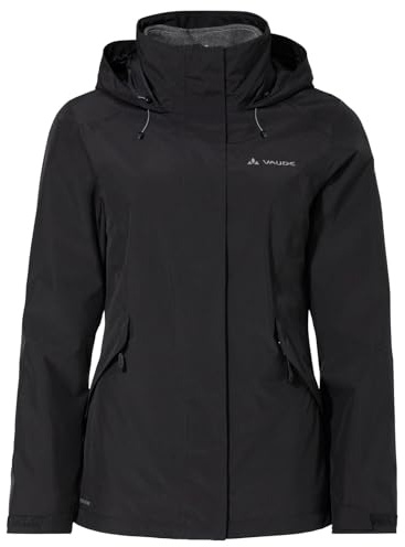 VAUDE Veste 3 en 1 Rosemoor II pour Femme Double, Noir, 44