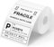 MUNBYN 3x2 (7,6x5,1 cm) Versandetiketten Thermopapier für Labeldrucker Thermodirekt-Etiketten Wasserfester Weiß, BPA/BPS-frei, 500 Etiketten/1 Rolle